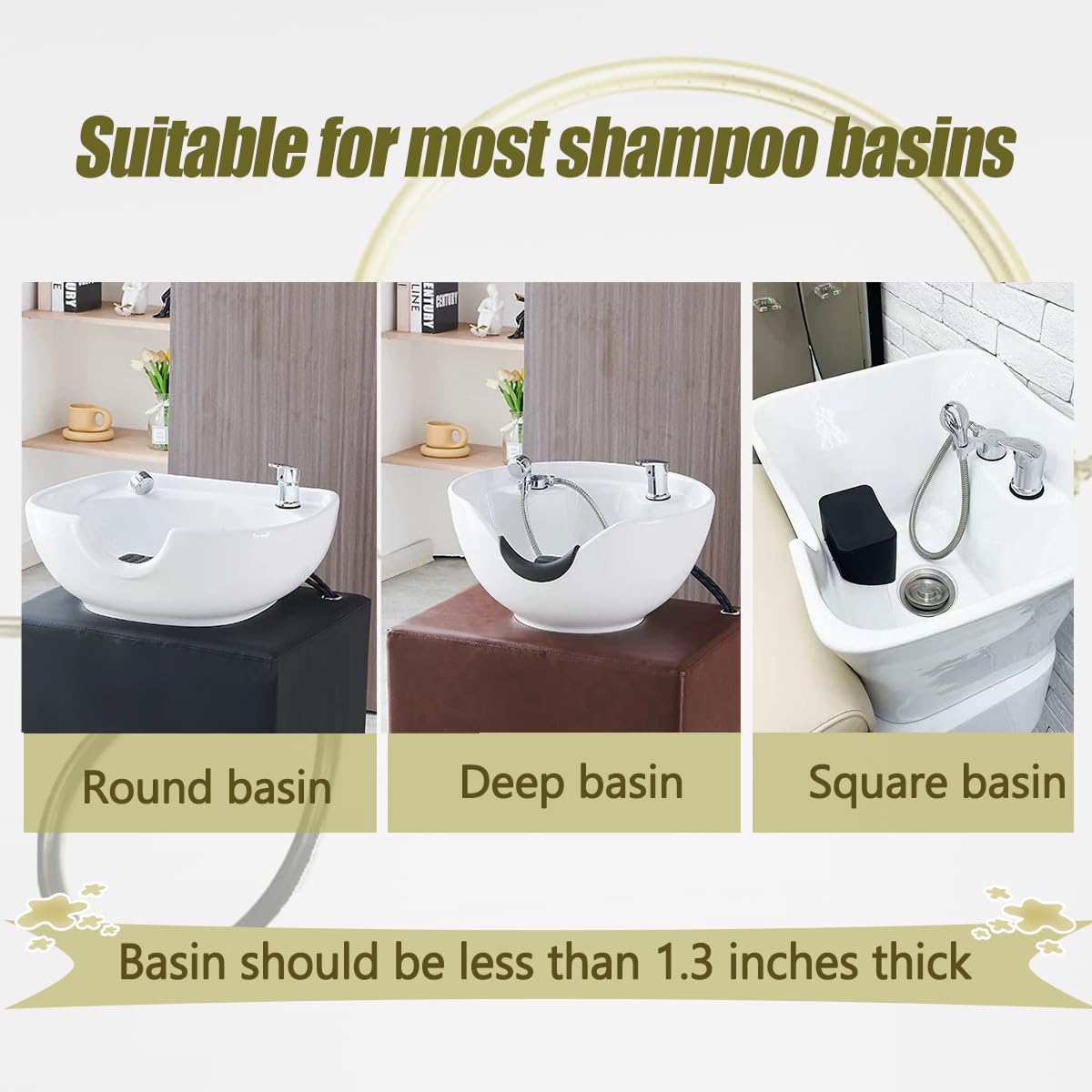 Head Spa Equipment, Japanese Head Spa, Shampoo Bowl Waterfall Head Spa, Shampoo Bowl and Chair Set for Salon, Head Spa Waterfall Equipment