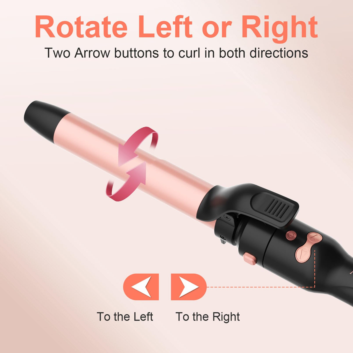 Automatic Rotating Curling Iron, 3 in 1 Thermal Brush Set 1-1 1/2 Inch, Auto Hair Curler with 3 Temps, 100 Million Ionic, Travel Dual Voltage Self Curling Wand for Beach Waves, Ceramic Coating