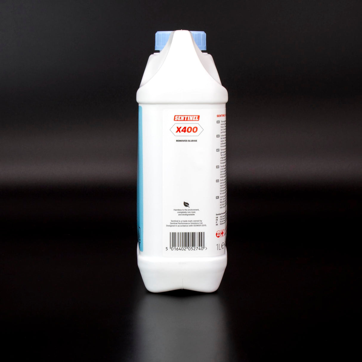 Kudos Trading - Sentinel X400 Sludge Remover Cleaner Boost Heating System Efficiency, Prevent Rust & Corrosion Easy to Use Formula for Cleaner Pipes & Radiators 1 Liter Bottle.