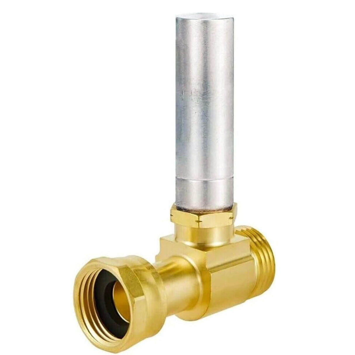 Kudos-Trading - 3/4 Inch Water Hammer Arrestor for UK Washing Machines - Easy Install, Durable Brass, Noise Reduction, Maintenance-Free, Pressure Protection, Universal Fit