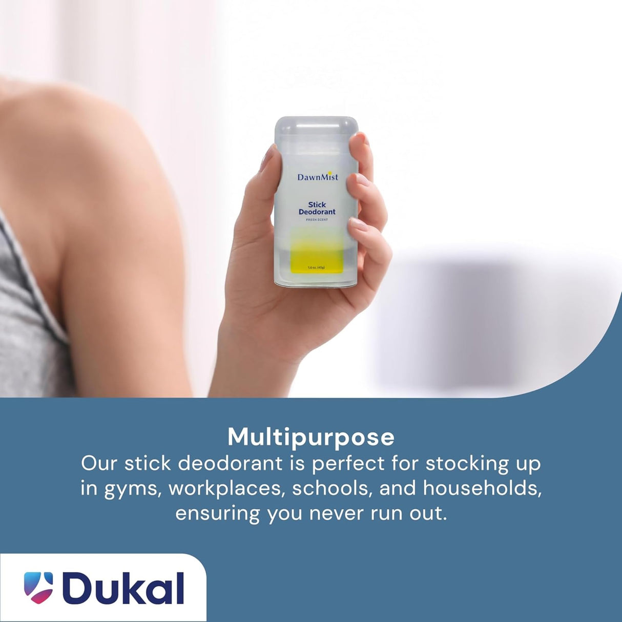 DAWNMIST Stick Deodorant, Fresh Scent 1.6 oz. Clear (Box of 144)