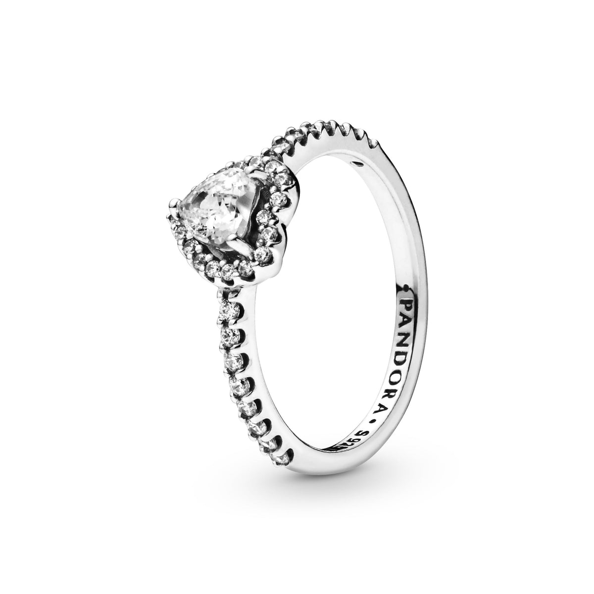 PANDORA Elevated Heart Ring, 7
