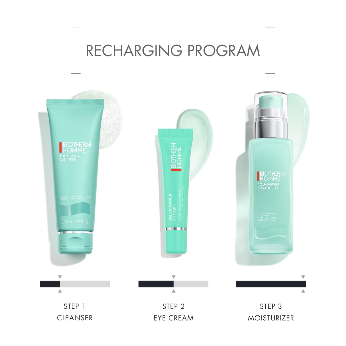 Biotherm Aquapower Advanced Gel, Men's Face Moisturizer That Hydrates And Strengthens Skin, Fresh And Fast-Absorbing Water-Gel Formula