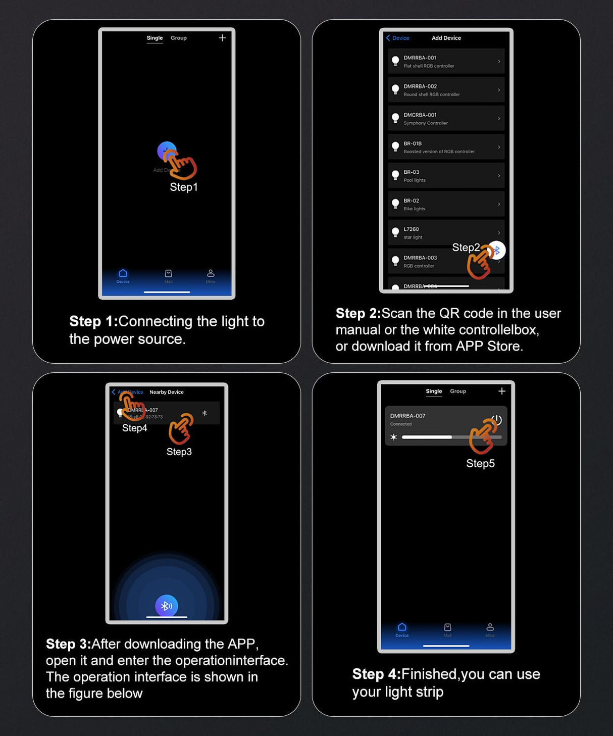 MuliVid 150Ft Permanent Outdoor Lights,Smart RGB Outdoor Lights with Remote APP Control, IP67 Waterproof Outside Light for House for Christmas, Halloween, Holiday, Party, Daily