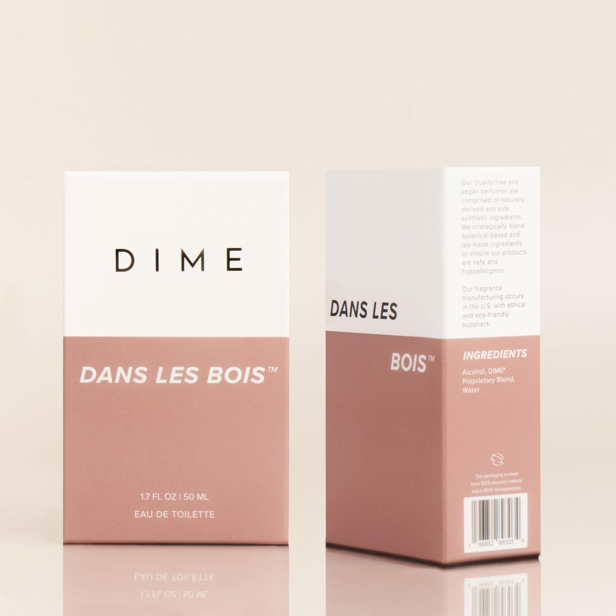 Dime Beauty Perfume Dans Les Bois, 1.7 oz / 50 ml - Feminine and Bold Scent, Hypoallergenic, Clean Perfume, Eau de Toilette For Women