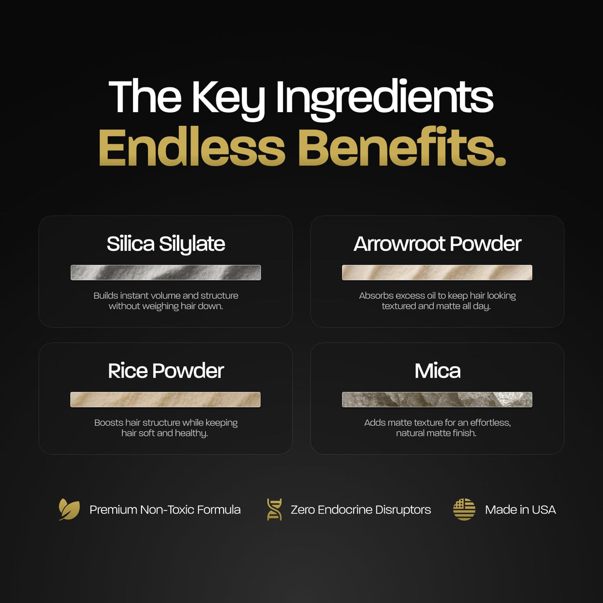 Based Bodyworks Hair Texturizing Powder, Lightweight & Volumizing Hair Styling Powder with Matte Finish, Add Texture to Hair with Medium Hold, Best for Short to Medium Hair, (1.69oz Bottle, Pack of 1)