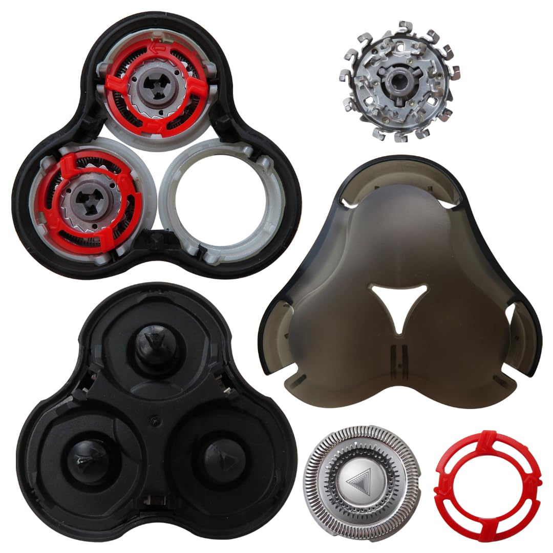 3 Pieces Replacement Shaving Head for Philips Norelco SH90/62 Series 9000 Series 8000 SensoTouch 3D S9721 S8950 S9000 S9311 S9321 S9511 S9531