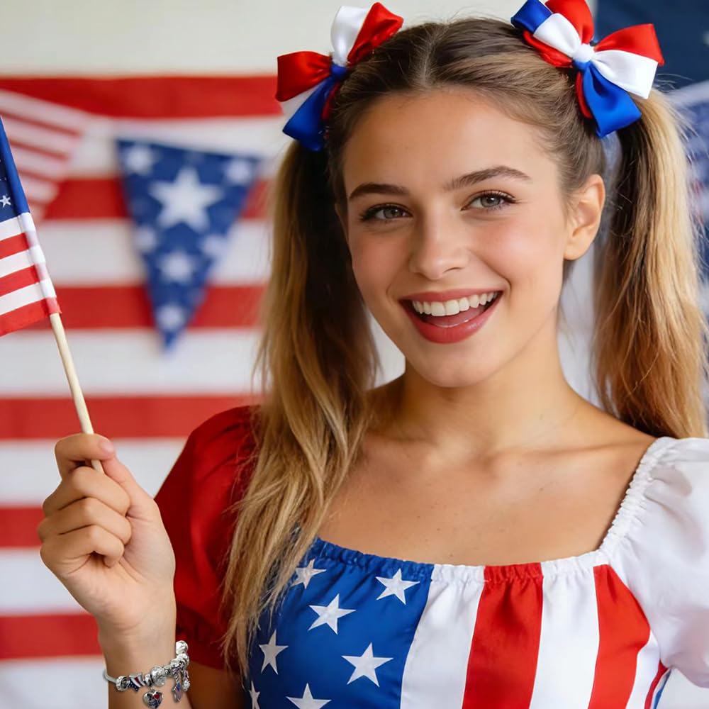 Madison Tyler Patriotic 4th of July Charm Bracelet for Women