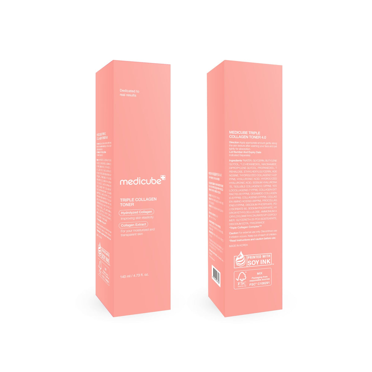 medicube Triple Collagen Toner for Deep Hydration & Plump Skin, 4.73 fl.oz.