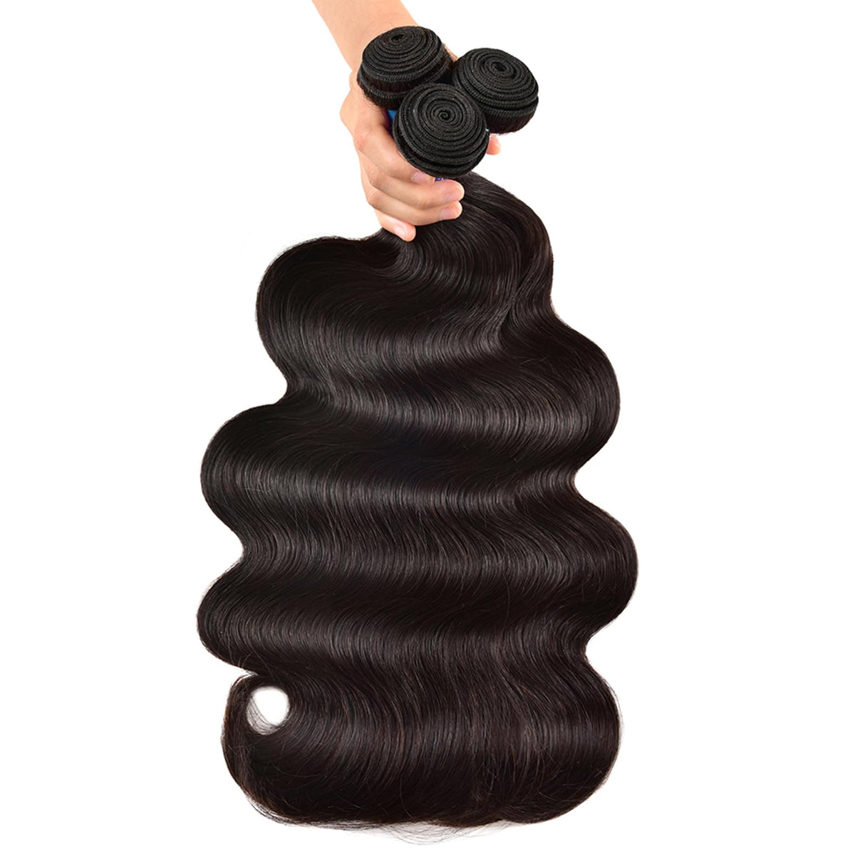 Body Wave Human Hair Bundles 26 28 30 Inch 3 Bundles Human Hair 100% Unprocessed Brazilian Virgin Hair Body Wave Bundles Human Hair Extensions for Women Natural Color