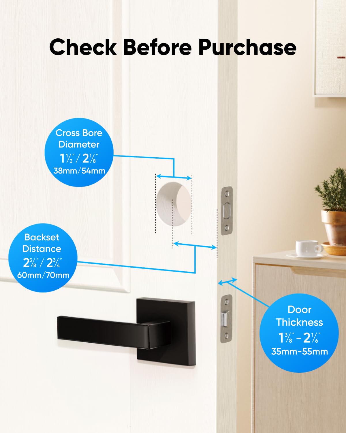 eufy Security Smart Lock C220 with Handleset, Fingerprint Keyless Entry Door Lock, Built-in Wi-Fi, App Remote Control, Front Door Deadbolt, 8 Months Battery, IP53 Waterproof, BHMA Certified