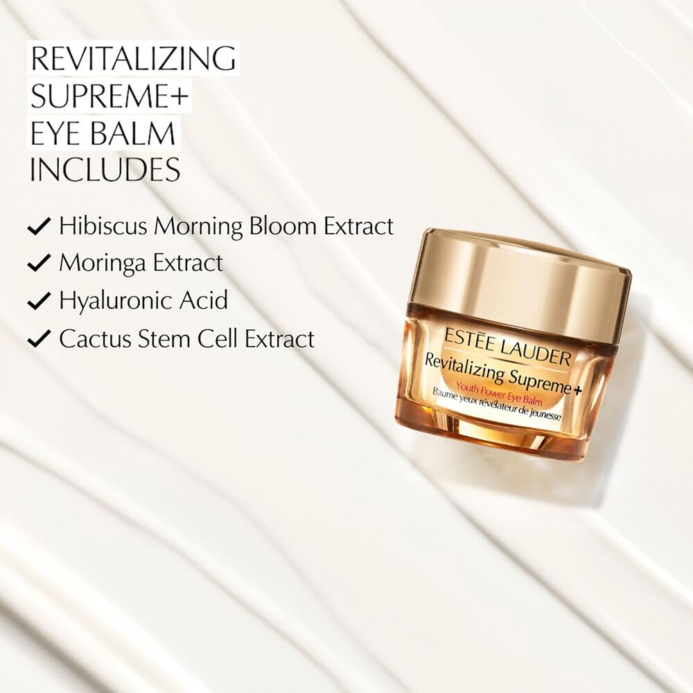 Estée Lauder Revitalizing Supreme+ Youth Power Hydrating Under Eye Balm with Hyaluronic Acid, 0.5 Ounce