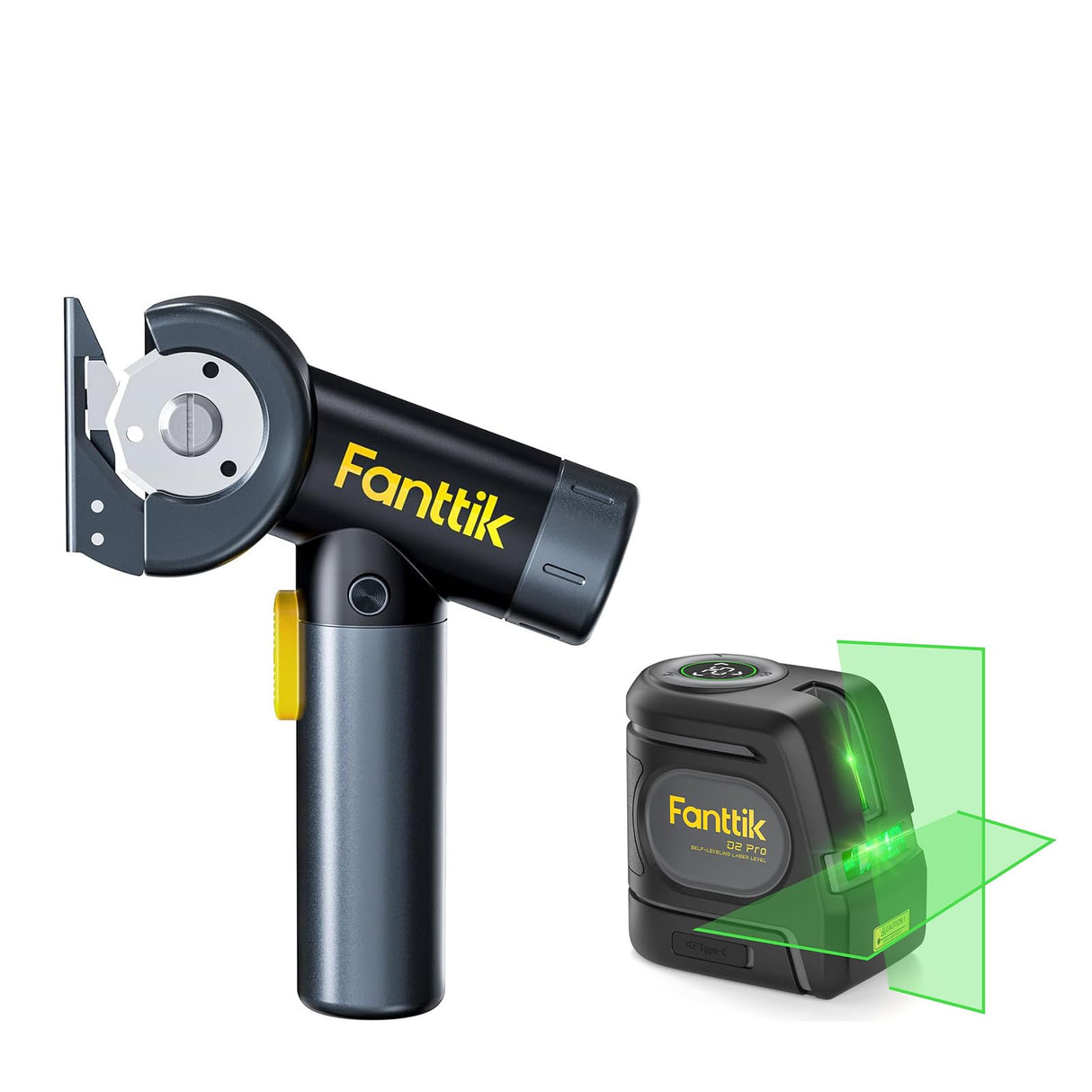 Fanttik C8 Nano 3.7V Cordless Electric Scissors & Fanttik D2 PRO Laser Level