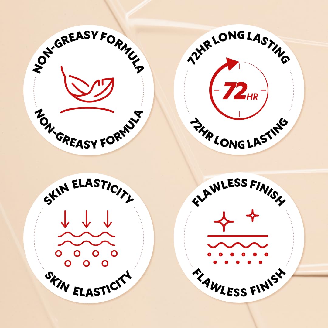 TIRTIR Mask Fit Red Cushion Foundation | Full coverage, Weightless, Skin fit, Satin Glow Finish, Korean Makeup, beauty, Tattoo cover up, Buildable (#13C Fair, 0.63 Fl Oz)