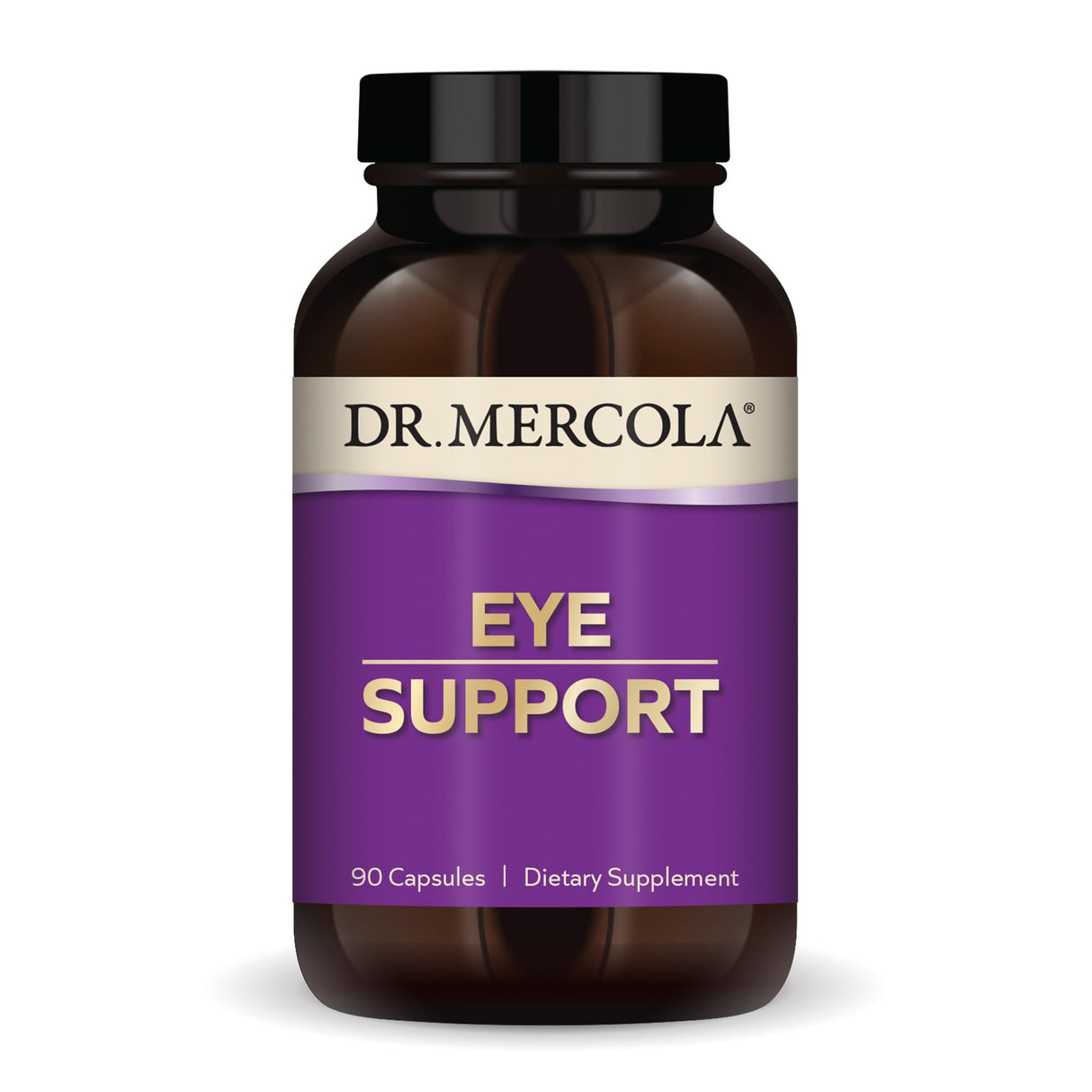 Dr. Mercola Eye Support - Supports Eye & Vision Health - with Lutein, Zeaxanthin, Organic Astaxanthin & Black Currant - Non-GMO, Gluten-Free & Soy Free - 90 Capsules (90 Servings)
