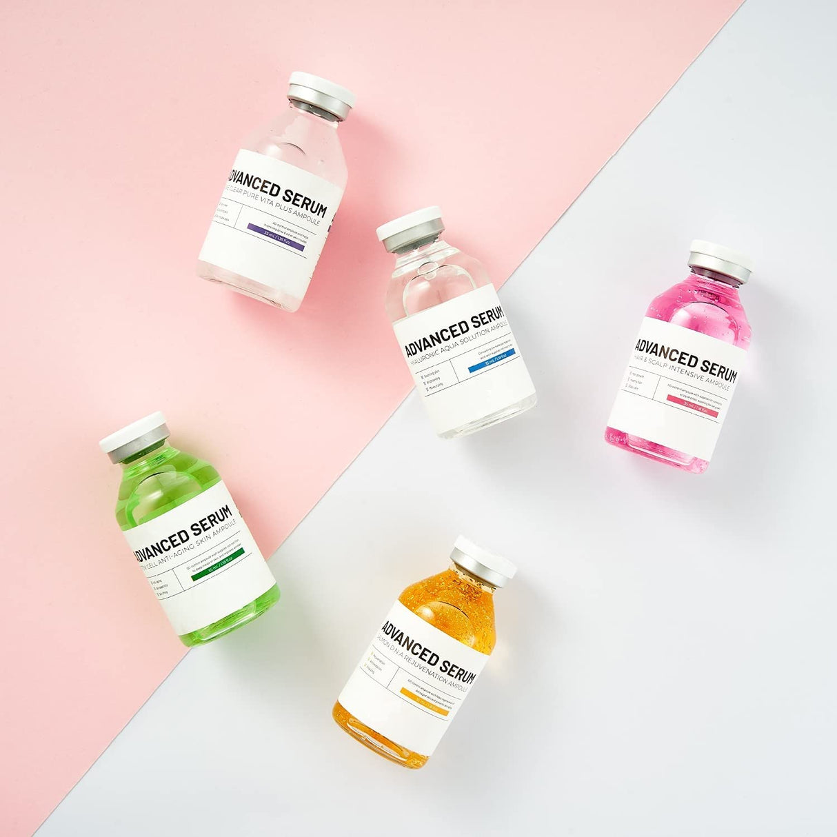 BRÜUN AC - Control Clear and Pure Vita Plus Ampoule - Micro Needling Korean Booster for Face and Body to Use with and without Derma Pen Microneedling Skin Care Serum 1.18 oz