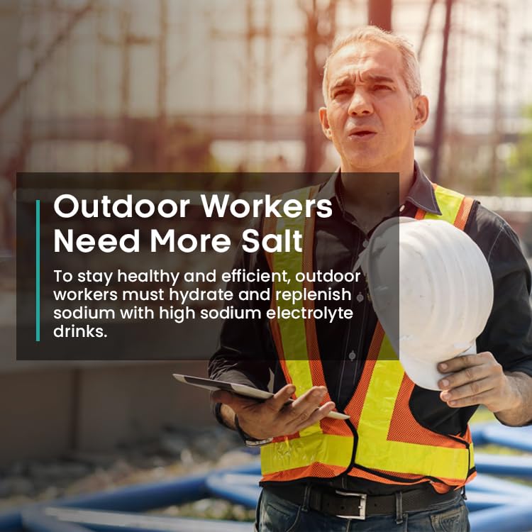 Venture Pal High Sodium Sugar Free Electrolytes Powder Packet - Hydration Packets with Vitamin, Sodium & Potassium | Zero Calories | Vegan, Keto & Paleo Friendly Electrolyte Drink Mix - 16 Sticks