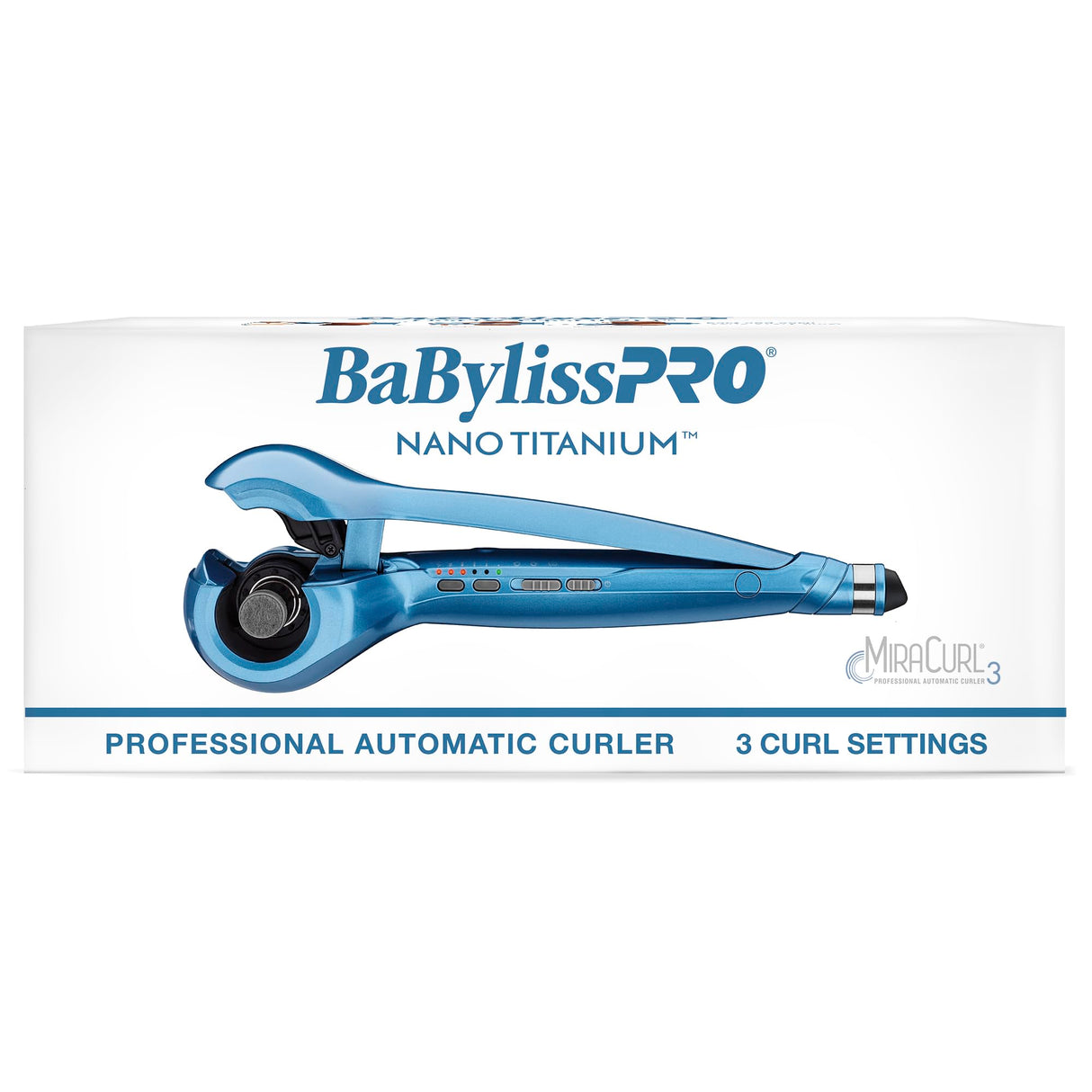 BabylissPRO Nano Titanium Professional Hair Curler Machine, Miracurl 3 in 1 Tool for Tight, Loose or Wavy Curls