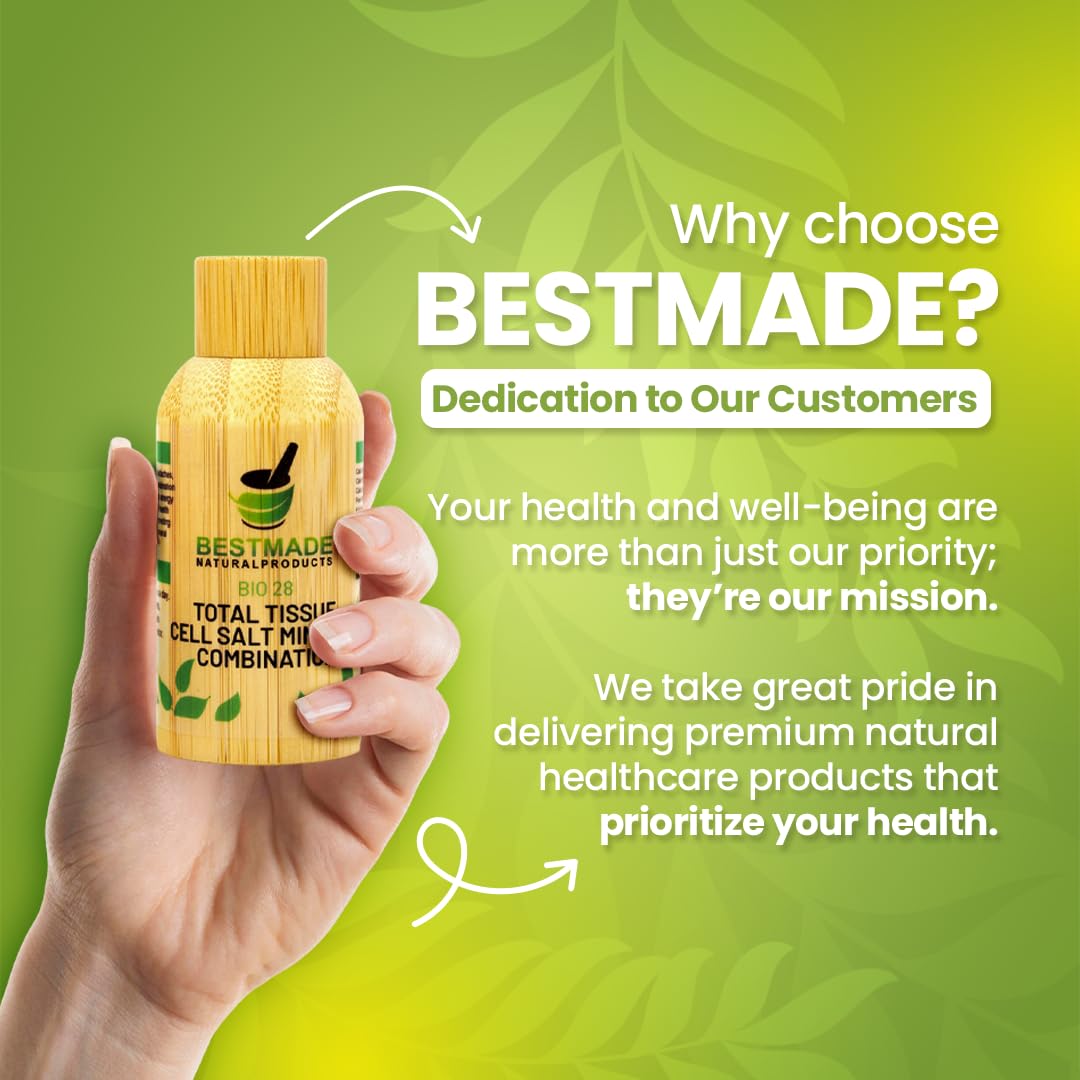 Total Tissue Cell Salt Mineral Combination Bio 28, 300 pellets | Helps Your Body Absorb and Use Nutrients, Helps Increase Energy Levels, Helps Improve Sleep Patterns, Overall Health and Vitality