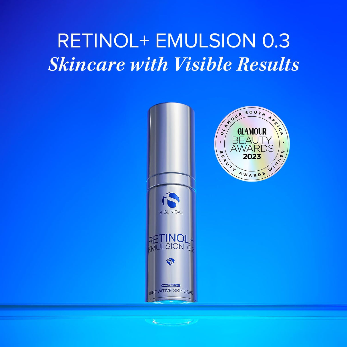 iS Clinical Retinol+ Emulsion 0.3, reduce fine lines and wrinkles, smooths appearance, helps brighten complexion