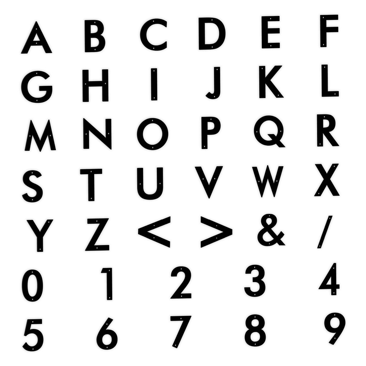 28 Inch Metal House Numbers Letters, Black House Address Numbers for Outside, Modern Metal Address Number Letters for Homes, Apartments, Farms, Office (M)