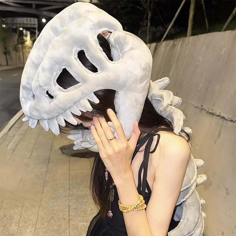 Dinosaur Costume-3D Skeleton Design,Halloween Dinosaur Skeleton Costume