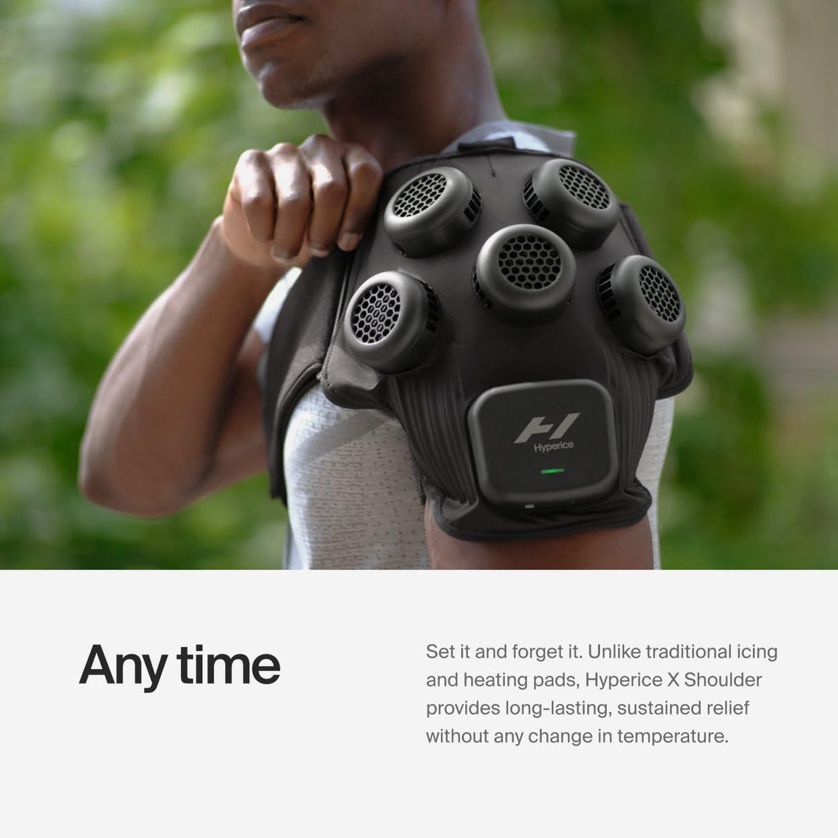 Hyperice X Shoulder Device - Advanced Heat and Cold Contrast Therapy - Pain and Inflammation Relief - Provides Increased Range of Motion - FSA/HSA Eligible