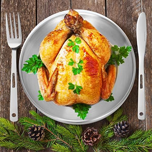 Outdoor Camping Mess Kit - 1 to 2 persons Camping Dishes Includes Cups, Bowls, Dishes, Knives, Forks, Spoons, Etc, Camping Dinnerware Set with Mesh Bag is Easy to Carry Camping Tableware Set