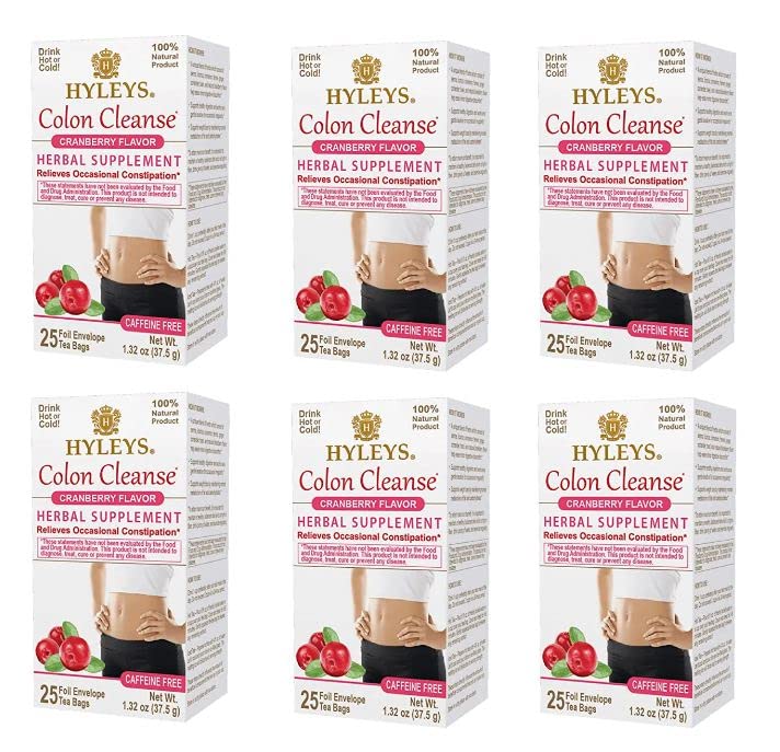 Hyleys Colon Cleanse Cranberry (6 Pack)