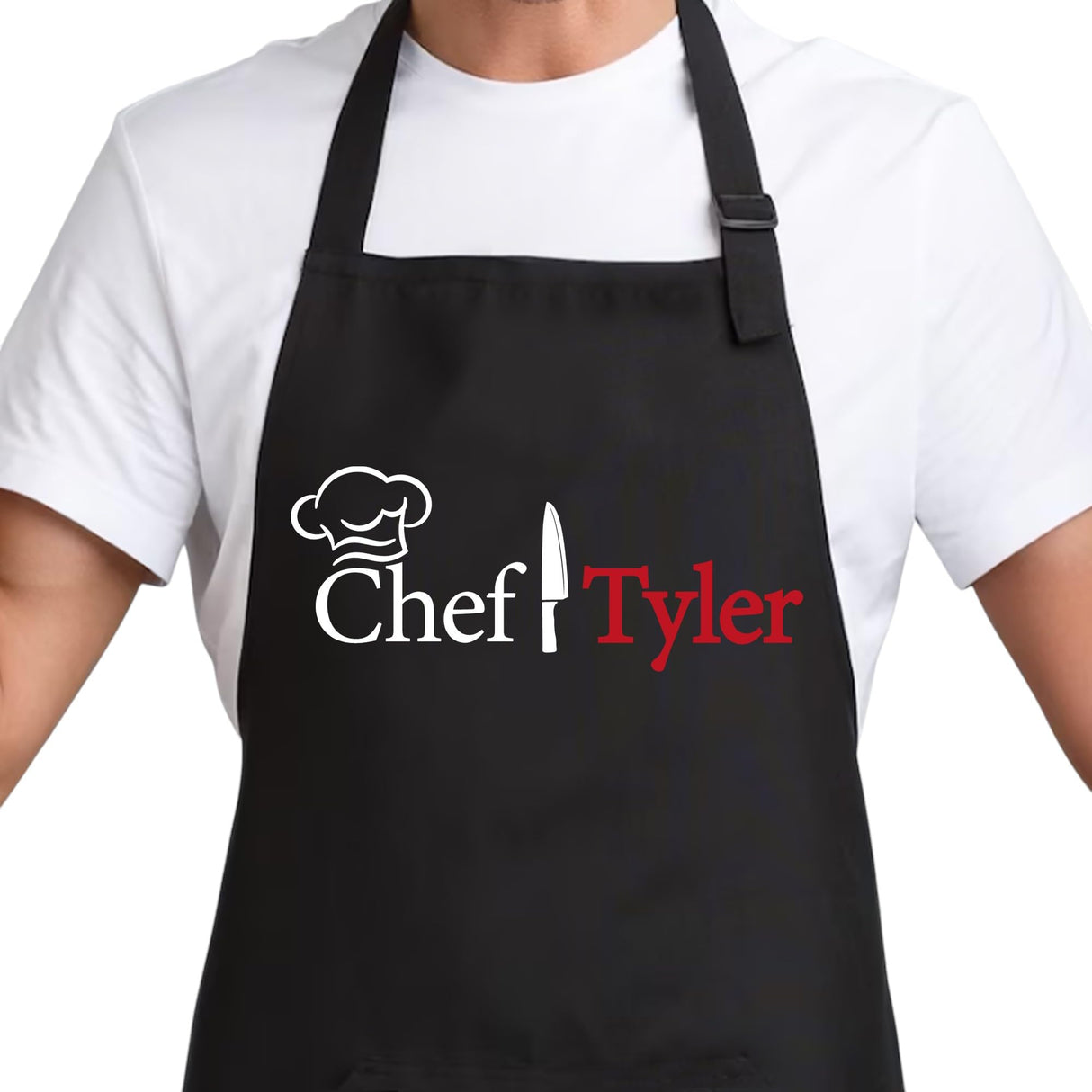 Chef Apron Men, Women, Personalized Adult Aprons for Women and Men, Personalized Baking Gifts, Professional Aprons for Chefs, Men - Women Cooking Gift for Christmas, Birthday, Fathers Day, Mothers Day