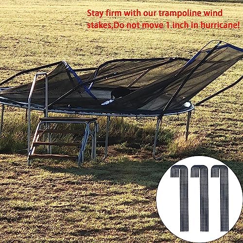 16 Inch Ground Rebar Stakes, J Hook Extra Heavy Duty Rust Proof Coated Steel Ground Anchors with Chisel Point End for Camping Tent and Canopy Tent (8)