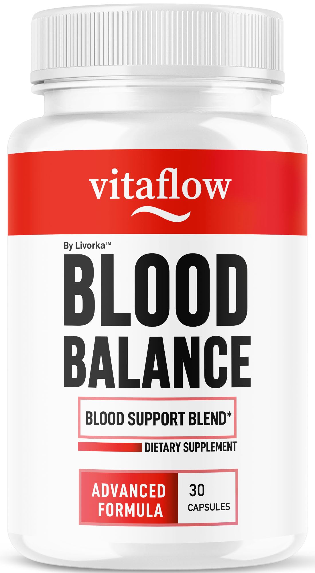 VitaFlow Capsules - Official VitaFlow Balance Supplement Support Capsule, Vitaflow All Natural Premium Advanced Formula, Vita Flow Pills Balance Support, 30 Capsules for 1 Month