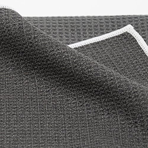 Shandali Hot Yoga Towel - Mat-Sized, Microfiber, Super Absorbent, Anti-Slip, Injury Free, 24" x 72" - Best Bikram Yoga Towel - Exercise, Fitness, Pilates Gear