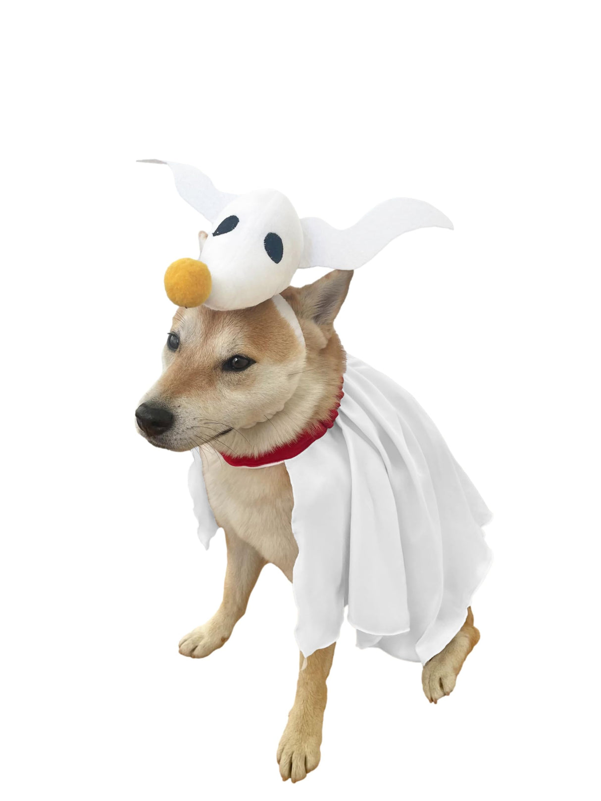 ComfyCamper Dog Ghost Costume - X Large Medium Small French Lab Night Lab Cosplay Halloween Christmas Costumes, Medium