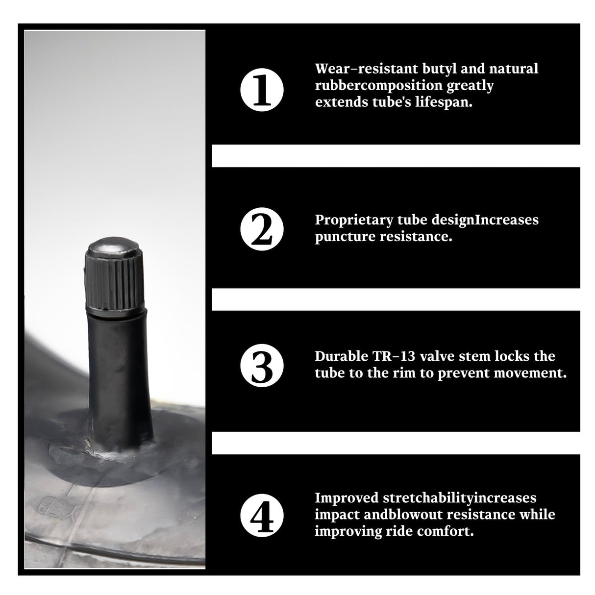(2-Pack) 20x8.00/10.00-8 Tube 20x10.00-8 Tube - TR-13
