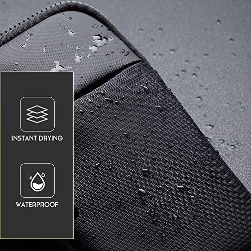 simptech Mini Crossbody Sling Bag Chest Bag Dual Pocket Water Resistant Fanny Pack Running Phone Holder for Men Women Workout Travelling