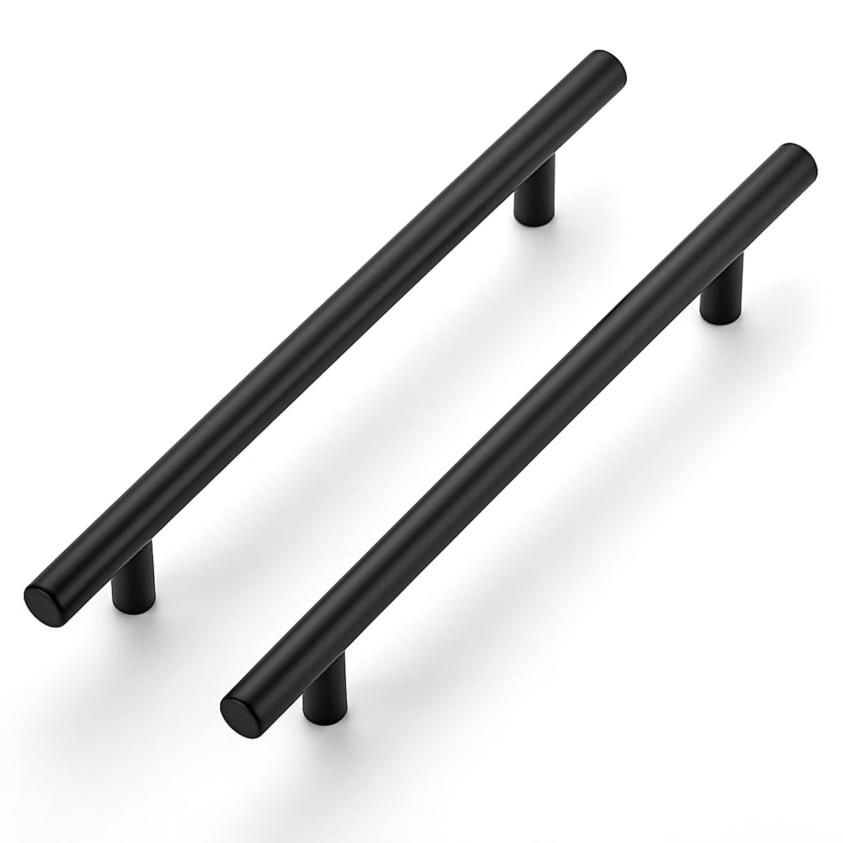 Ravinte 18 Pack 8-13/16 Inch Cabinet Handles Matte Black Stainless Steel Kitchen Drawer Pulls Cabinet Pulls 8-13/16"Length,6-1/4" Hole Center