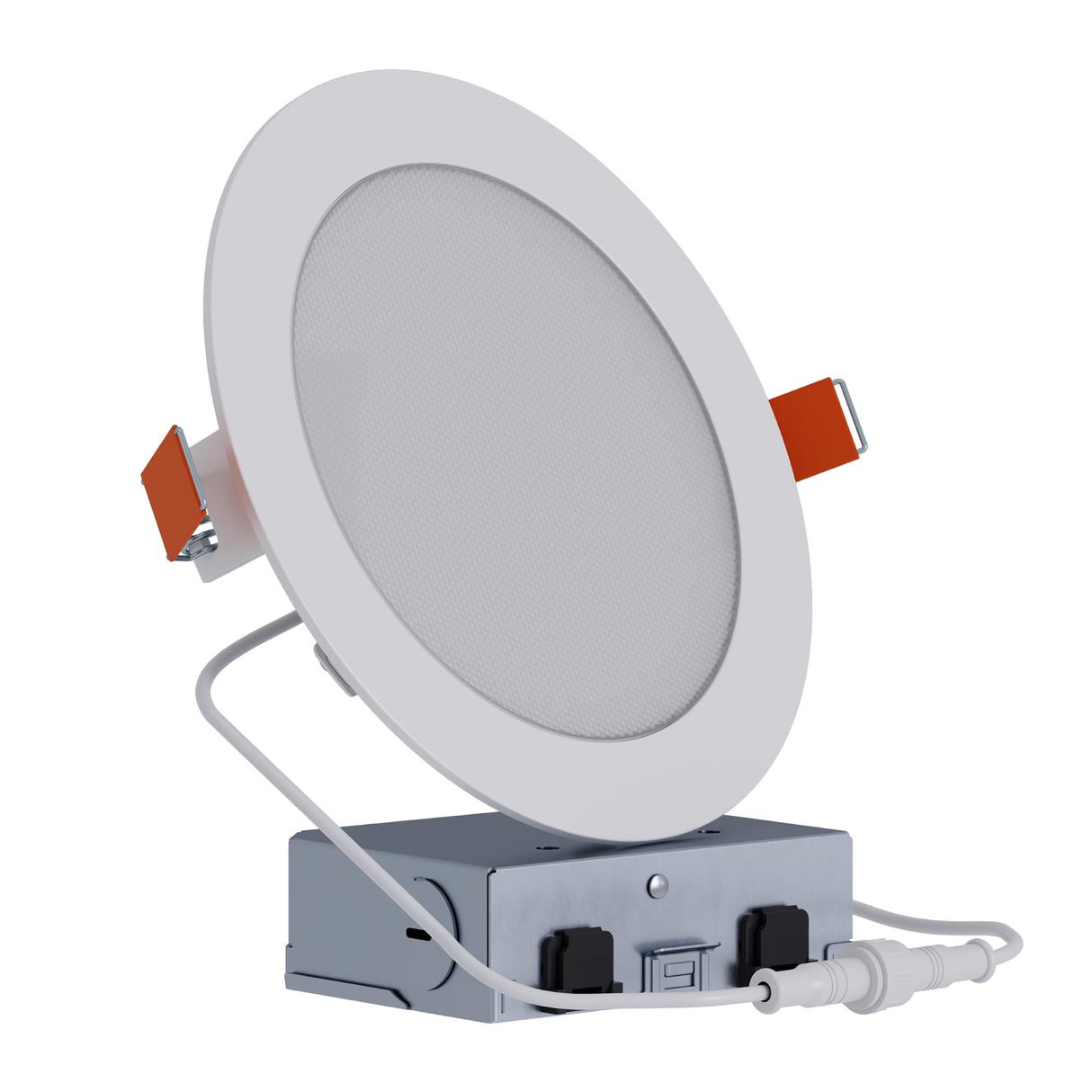 HALO HLB 6 in LED Recessed Lighting Canless Dimmable Wet Location Selectable Lumens and Selectable Color 27/30/35/40/5000K Indoor Outdoor Soffit Ceiling Downlight HLB6LSFS5