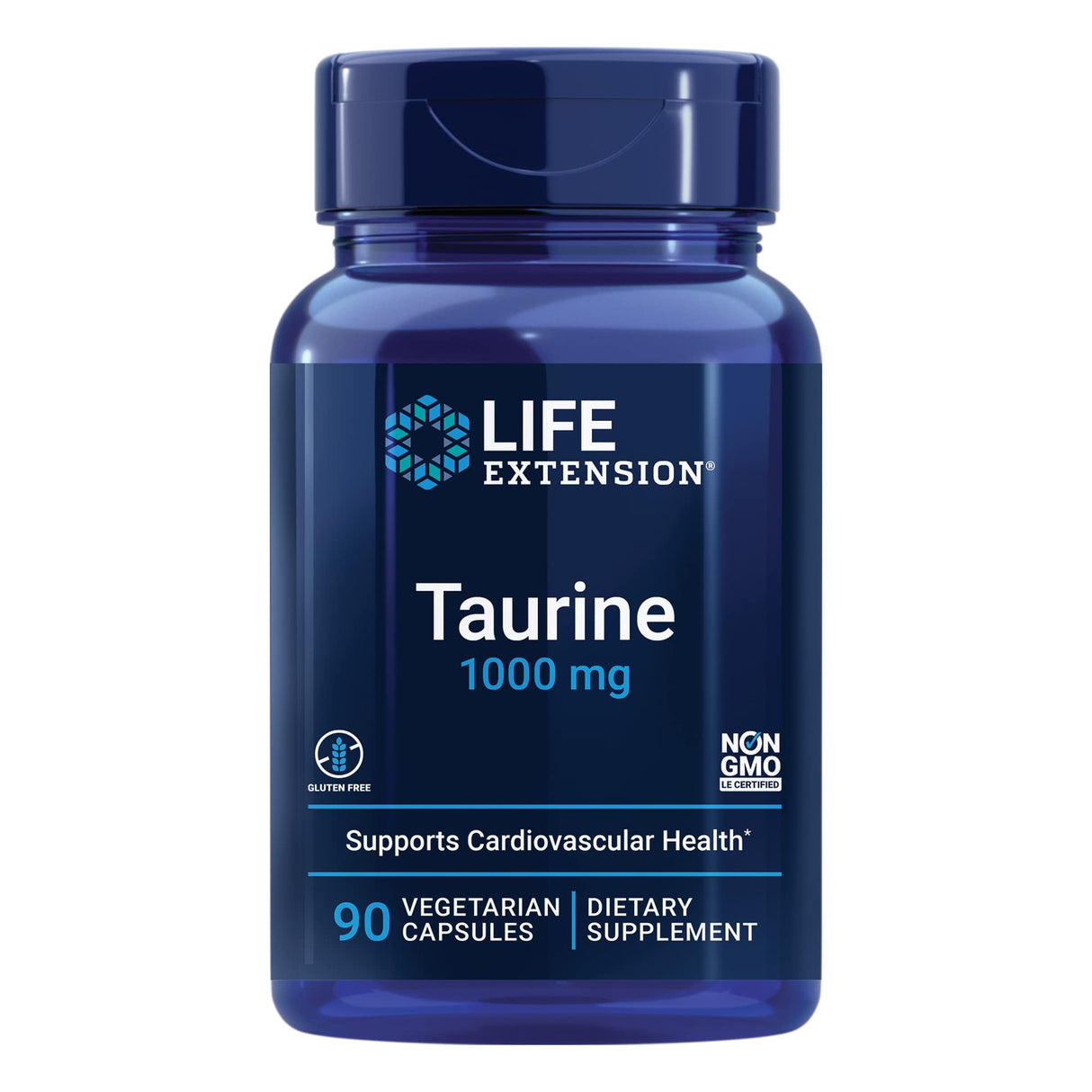 Life Extension Glycine 1000 mg, Promotes Relaxation, Healthy Sleep & Taurine, Pure Taurine Amino Acid Supplement, Heart, Liver and Brain Health