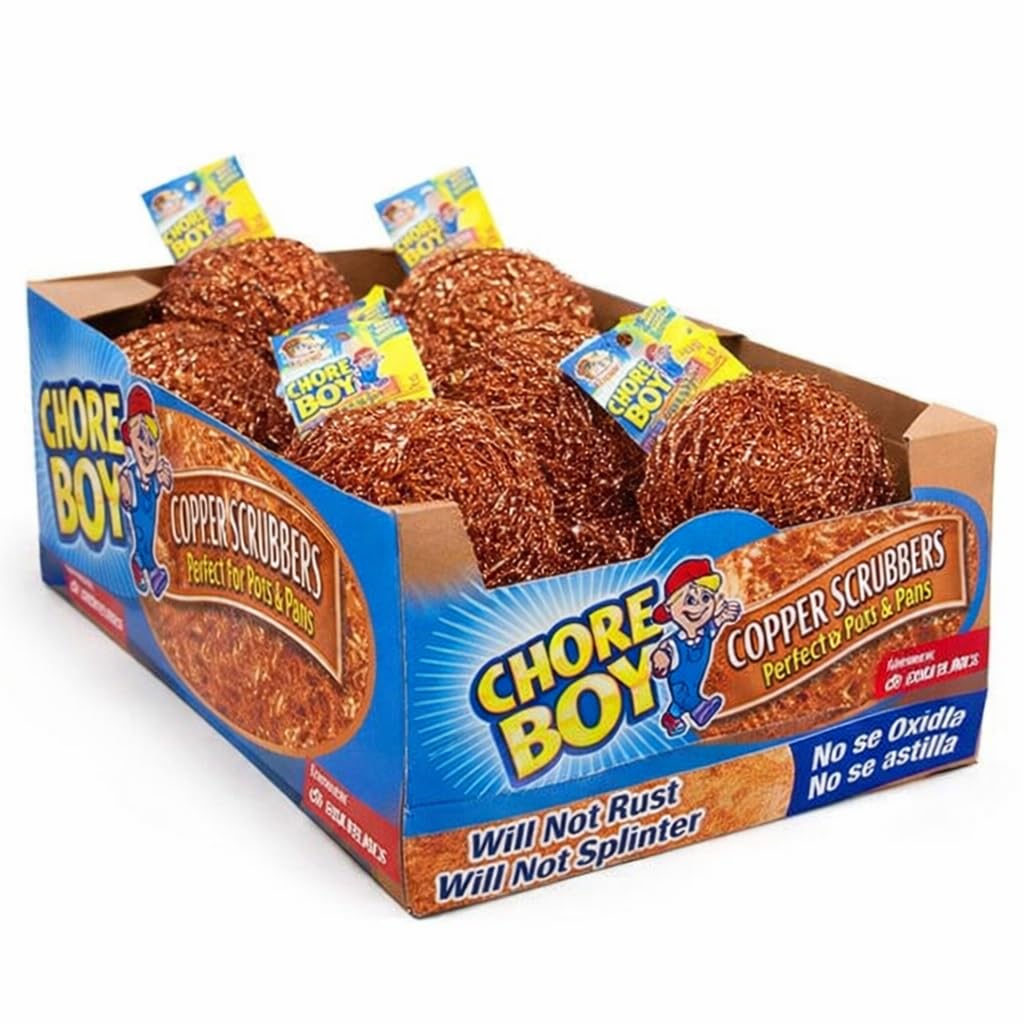 Chore Boy Copper Scrubber 36 Pieces Per Box.