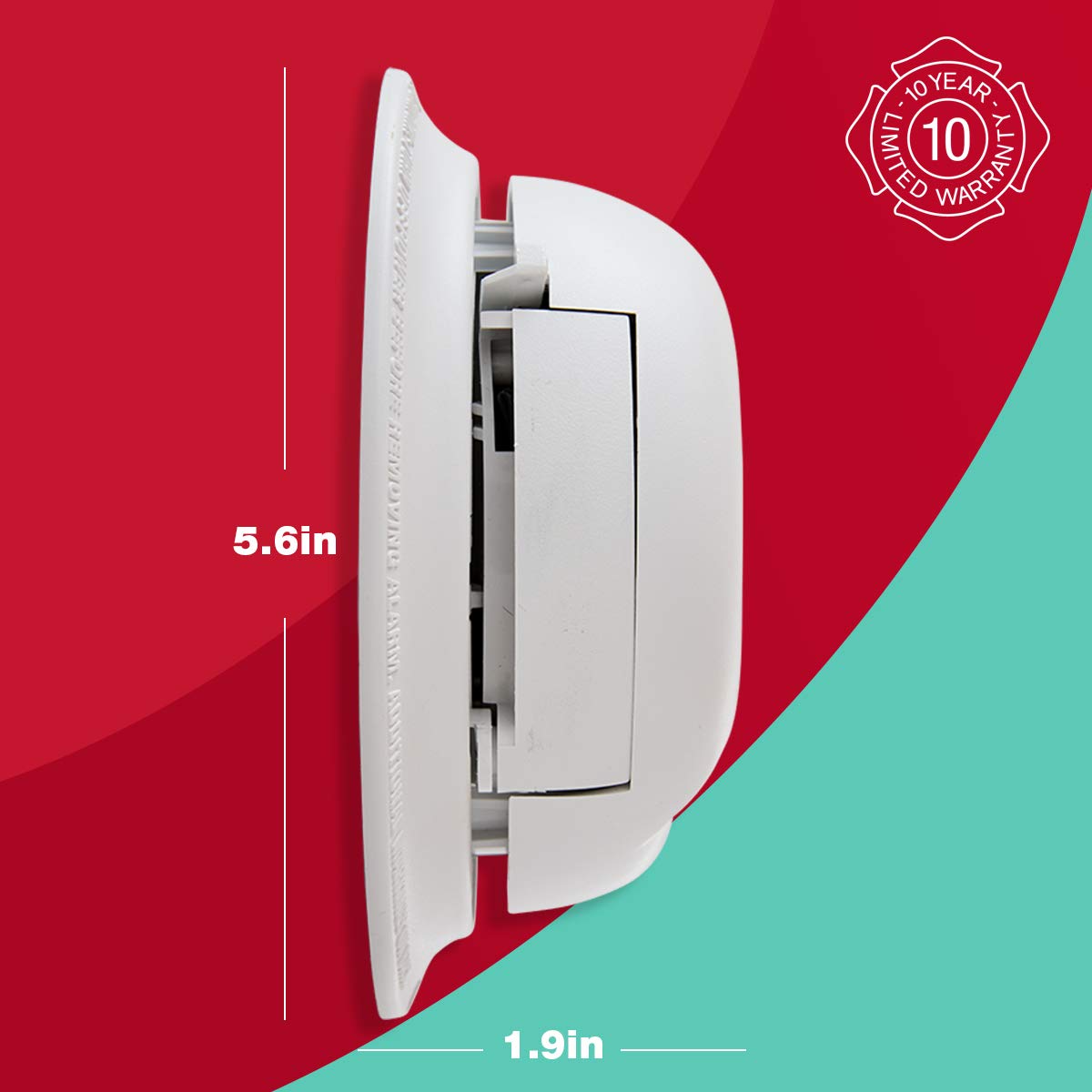 FIRST ALERT BRK SC9120FF Hardwired Smoke and Carbon Monoxide (CO) Detector with Battery Backup, 1 pack , White