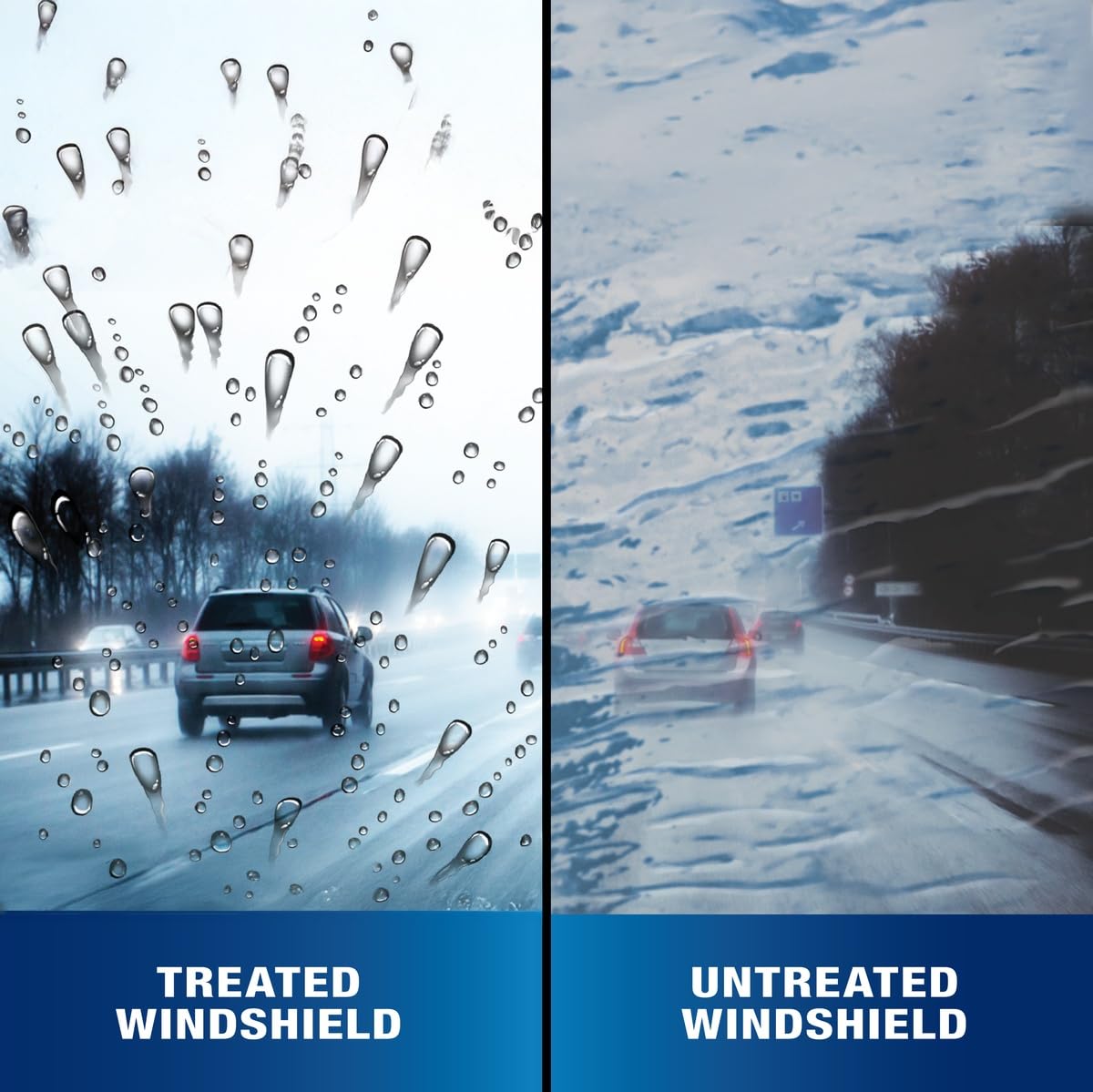 Rain-X 810363 Repellency Water Repellent Wiper Blades, 22" & 22" (2 Pack)