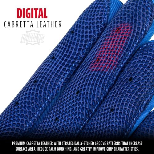 Franklin Sports MLB Baseball Batting Gloves - CFX Pro Adult + Youth Batting Glove Pairs - Baseball + Softball Batting Gloves - Multiple Sizes + Colors