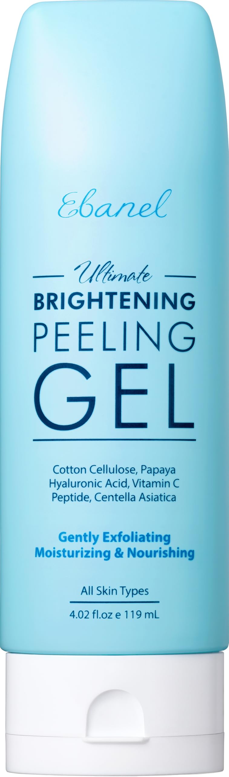 Ebanel Brightening Peeling Gel with Cellulose, Rice, Papaya, HA, Cica