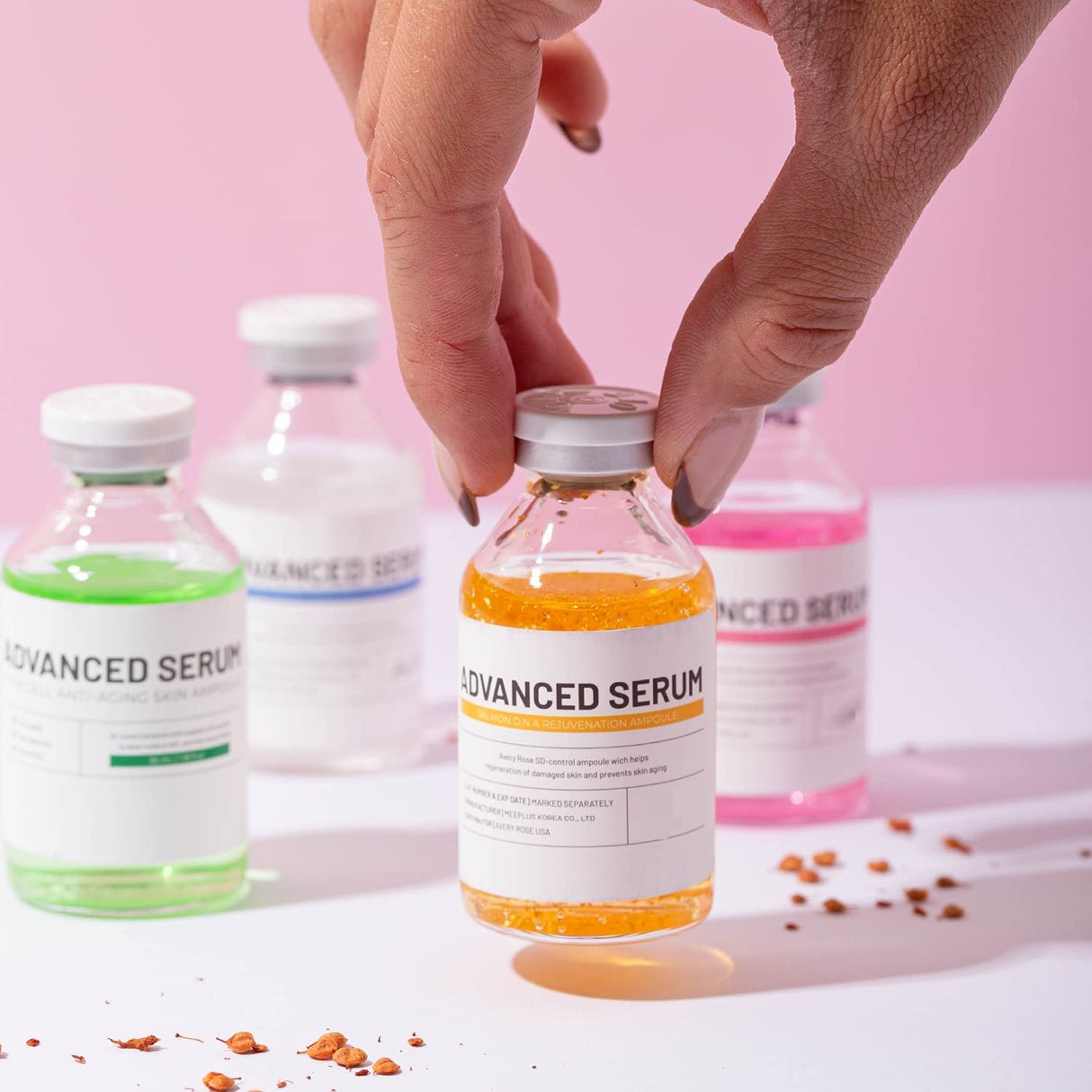 BRÜUN AC - Control Clear and Pure Vita Plus Ampoule - Micro Needling Korean Booster for Face and Body to Use with and without Derma Pen Microneedling Skin Care Serum 1.18 oz