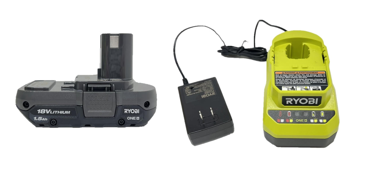RYOBI ONEAND 18V Cordless TELESCOPING Power Scrubber and Compact Power SCRUBB