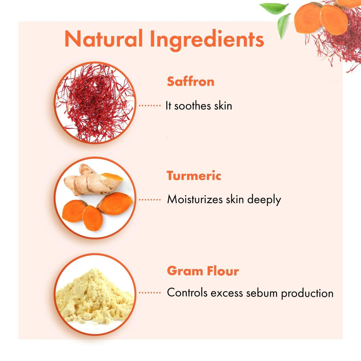 Good Vibes Ubtan Insta Glow Powder for Face | Hydrating Pack with Turmeric Saffron & Sandalwood | Suits All Skin Types | No Parabens Sulfates & Mineral Oil | 5.29 Oz/150g