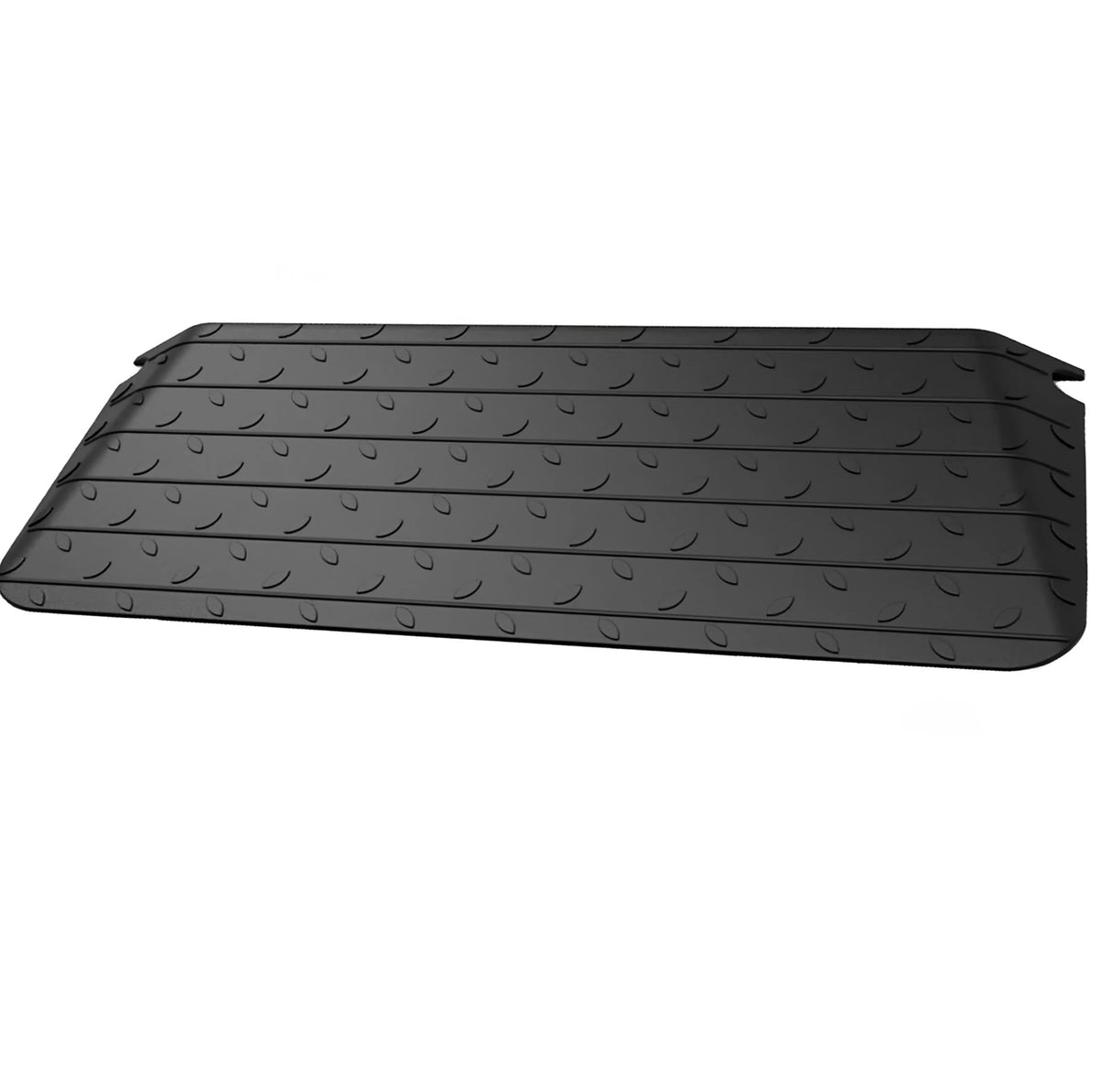 BESEA 2.5" Rise Threshold Ramp Wheelchair Ramp Rubber Curb Ramp for Home Doorways 3.6 Feet Long 2200lbs Load Capacity Power Scooter Ramp