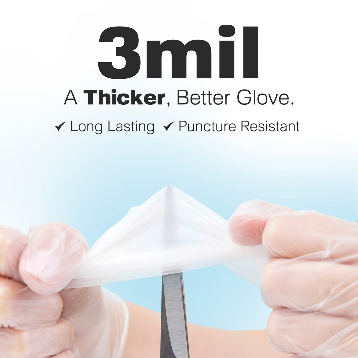 Raxwell Disposable Vinyl Gloves - Powder-Free & Latex-Free Food Prep Gloves - Oil- & Tear-Resistant for Kitchen Use - Ambidextrous Fit for Food Service & Cleaning - Small, Clear, 1000 Count