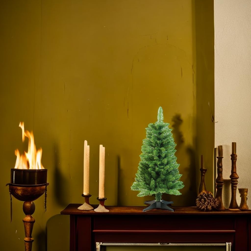 Small Christmas Tree 3FT Artificial Desktop Xmas Tree for Holiday Decor 160 Branch Tips,Green